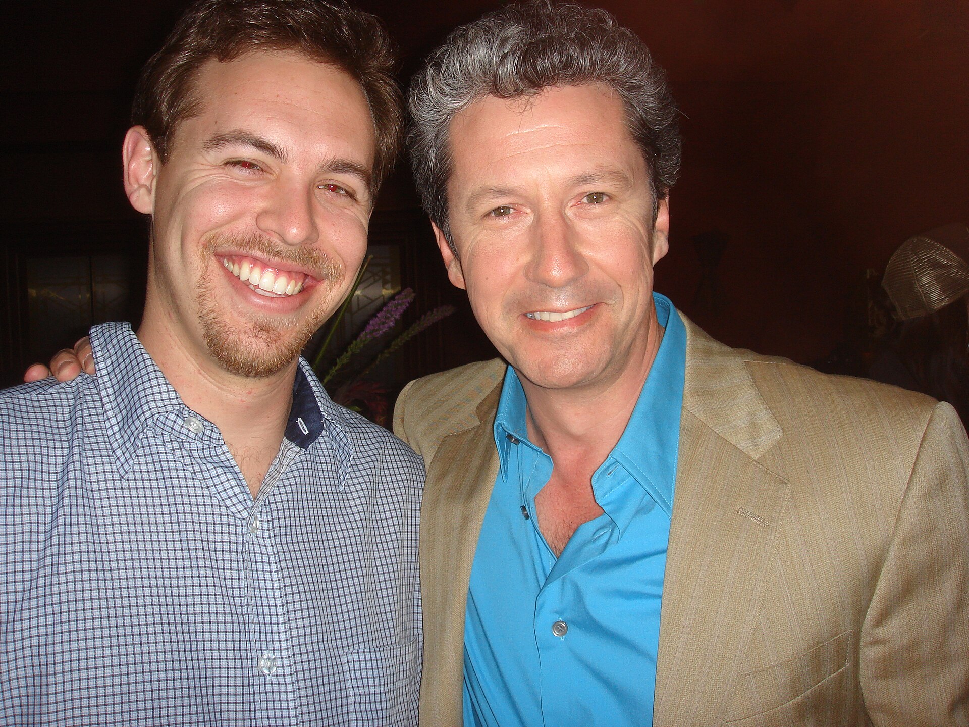 Charles Shaughnessy with Kevin Tostado